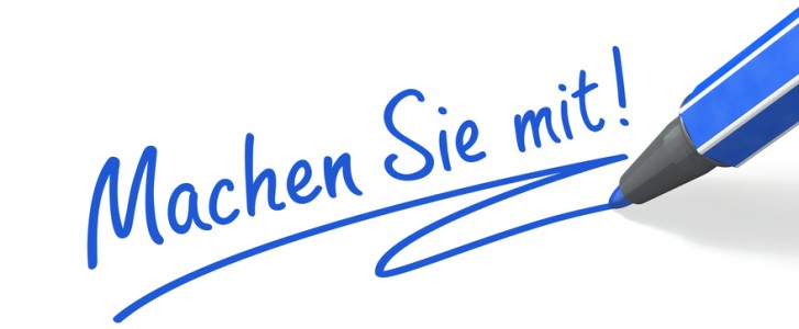 Machen Sie mit!