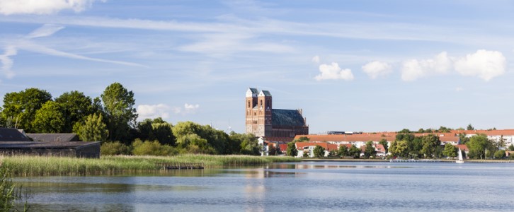 Prenzlau am Unteruckersee im Sommer